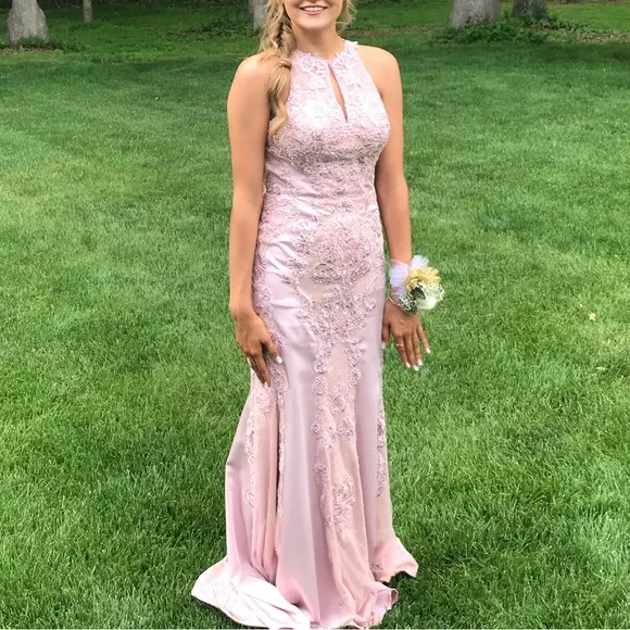 Dresses | Baby Pink Beaded Prom Dress | Poshmark Dresses | Baby Pink Beaded Prom Dress | Poshmark